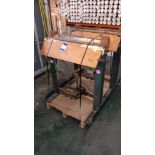 2 x treadle operated case benders, 900mm