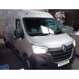 Renault MasterLM35dCI 135 Business LWB medium roof van, registration YR70 RTV, odometer 134,288