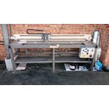 Thieme TSC170 squeegee cutter, (2001) serial number TSC17010104D10554 - requires new belt