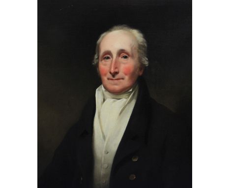 Early 19th century English Schooloil on canvas,Portrait of Robert Nasmyth (married 1819),30 x 25in.