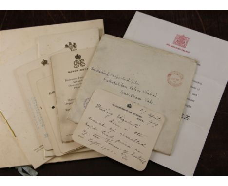An interesting collection of Royal ephemera, 1930's to 1950's, formerly the property of Inspector John Herbert ['Jack'] Giles