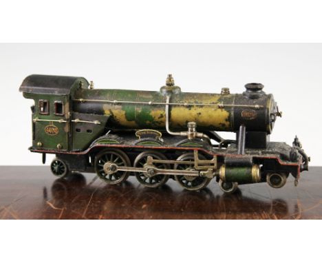 A Marklin O gauge 4-6-2 Flying Scotsman 4020 Spirit steam locomotive and tender, together with a Bassett-Lowke O gauge 2-6-0 