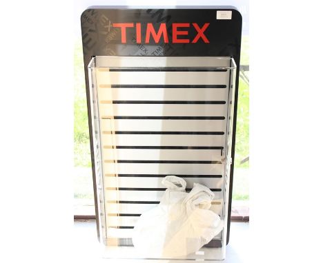 &nbsp;A modern Timex watch wall hanging display cabinet