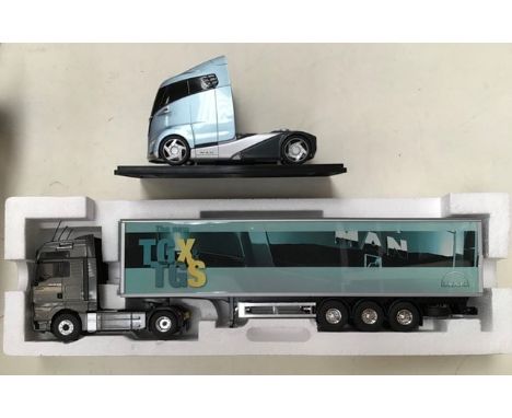 MAN Nutzfahrzeuge TGX 18.540 articulated truck by Eligor, model ZY EL0070001, along with Man cab unit model ref: ZY MN 333-42