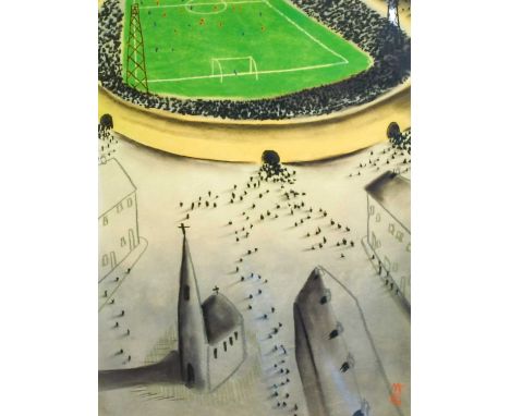 Mackenzie Thorpe (b.1956)"Saturday Afternoon"Signed, inscribed and numbered 777/850, giclee print, 55cm by 38cm (unframed)