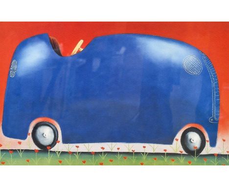 Mackenzie Thorpe (b.1965)"Best Car in the World"Signed, inscribed and numbered 68/600, giclee print, 29cm by 42cm