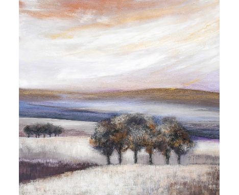 Rosemary Abrahams (b.1942)"Light and Shade"Signed and inscribed verso, acrylic on canvas, 76cm by 76cm