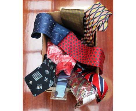 Sixteen Gents Silk and Other Ties comprising a Headingly Hospitality Tie, Duchamp London, Frank Lloyd Wright Foundation, Arma