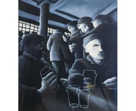 Mackenzie Thorpe (b.1956)"Where's all the Beer Gone?"Signed, inscibed and numbered 679/850, giclee print, 46cm by 38.5cmSold 