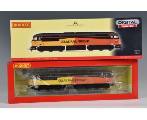 A boxed Hornby OO gauge R3291XS Colas Class 56 Co-Co diesel electric locomotive DCC fitted, no. 56094, Colas Rail Freight ora