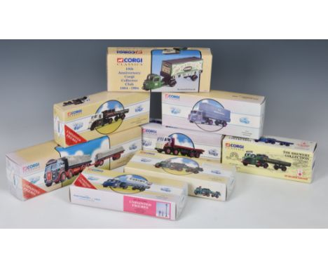 A large collection of various boxed Corgi Classics die-cast vehicles to include Scammell Scarab Eskimo Foods 97335; Scammell 