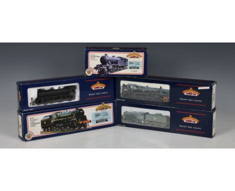 A Bachmann 00 gauge boxed locomotive group - Five examples to include 32-354 Standard Class 4MT Tank 80002 BR Lined Black L/C