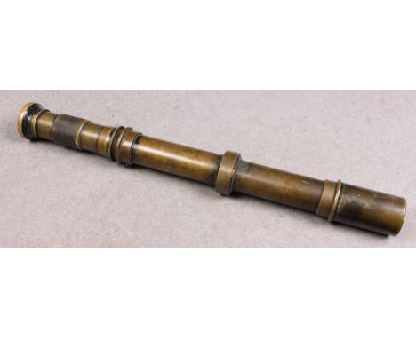 A World War One Sighting Telescope No.4 Mark III by Troughton & Simms Ltd. of London dated 1916, with broad arrow, brass with