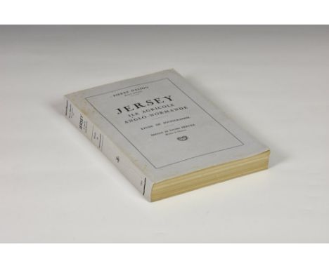 Dalido, PierreJersey Ile Agricole Anglo-Normande, Etude de Sociographie, pub. Imprimerie A. Chaumeron, Vannes 1951, orig. lig