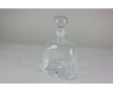 A Dartington crystal decanter, 24cm high including stopper