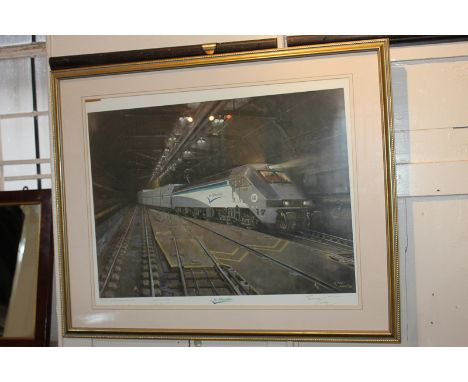 Terence Cuneo (1907-1996),  'Le Shuttle', a limited edition colour print number 452/850, signed by the artist, Sir Alastair M