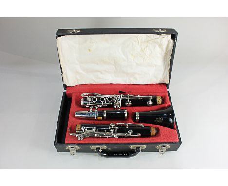 A Boosey &amp; Hawkes clarinet, in fitted case