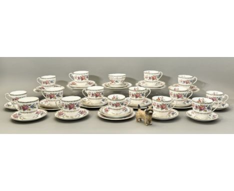A Royal Grafton 'Malvern' pattern part tea service - comprising ten tea plates; ten tea cups and saucers; five coffee cups an