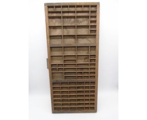 A vintage printers tray