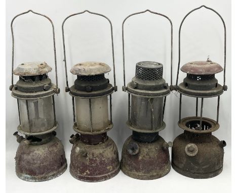 Four vintage Tilley Lamps A/F