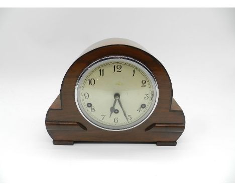 A Westminster chime mantle clock