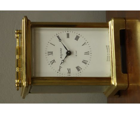 Bayard eight day carriage clock, 7-jewel movement with platform escapement, H12.5cm   Condition Report   Click here for furth