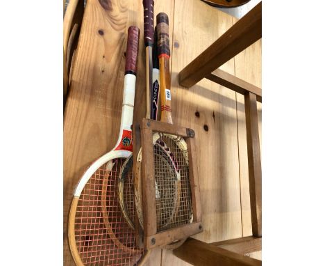 VINTAGE TENNIS RACQUETS. 