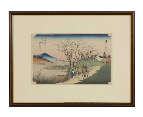 Utagawa Hiroshige (1797-1858) THE KANAZAWA ROUTE ON THE TOKAIDO, INTERMEDIATE STATIONS AND VIEWS OF THE NARITA HIGHWAY, stati