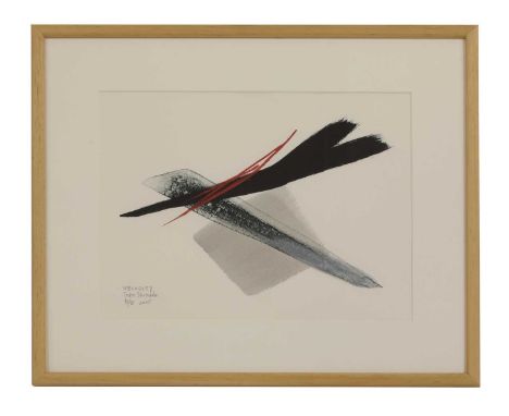 Toko Shinoda (b.1913) VELOCITY Lithograph, signed l.l., dated and numbered 93/95 in pencil, embossed stamp printed by K Kimur