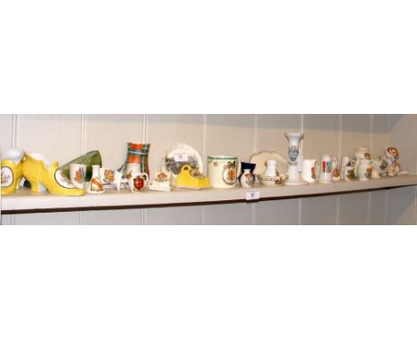 Various collectable ceramic ware, crested and other