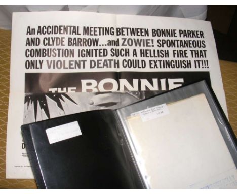 Selection of collectable vintage film posters - 1968 "The Bonnie Parker Story" - Bonnie and Clyde