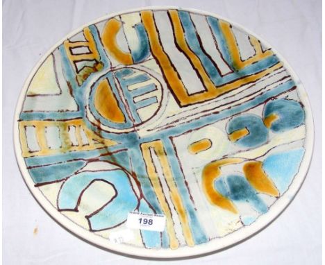 A Poole Pottery charger