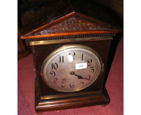 Antique striking mantel clock - classical form - 44cm high