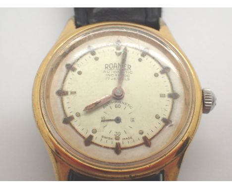 Gents vintage Roamer automatic wristwatch with subsidary seconds dial  CONDITION REPORT: this item was working at lotting up 