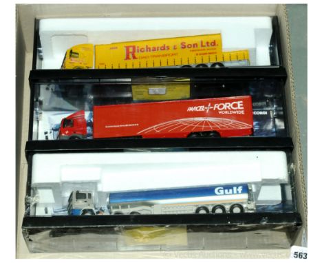 Corgi boxed group of 1/50th scale (Modern Truck Series) comprising of 75204 (ERF/EC Series) an ERF Curtainside (Jack Richards