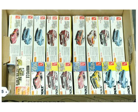 Matchbox (AMT) a boxed group of plastic snap-together 1/43rd scale model kits (Street Magic Series) which include PK-2106 '69