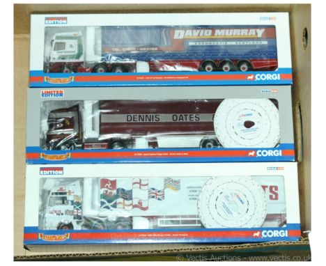 Corgi a boxed group of 1/50th scale Commercial Articulated Truck/Trailer models (Hauliers of Renown Series) comprising of CC1
