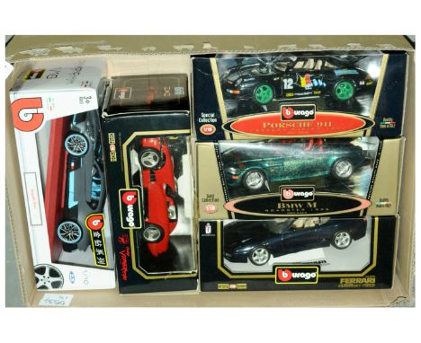 Bburago a boxed group of 1/18th scale comprising of series such as Diamond Series, Gold Collection and others which includes 