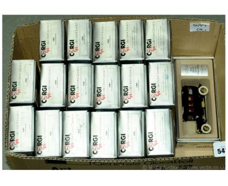 Corgi Classics - a boxed group which are all presented in the Corgi Classics silver and black boxes and includes C861 a 1927 