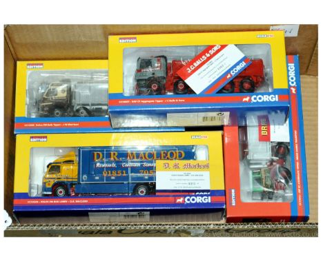 Corgi boxed group of 1/50th scale (Rigids Series &amp; Tippers Series) which comprises of 2 x Tippers Series and 2 x Rigids S