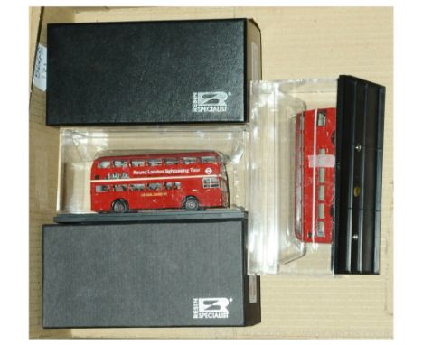 Resin Specialists a boxed pair to include RS-76605 London Transport Front Entrance Rear Engine Routemaster FRM1 &amp; RS-7660