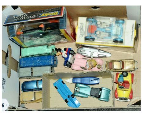 Dinky boxed and unboxed Vehicles plus TV Related Cars - comprising Dinky 362 Trident Starfighter and 355 Lunar Roving Vehicle