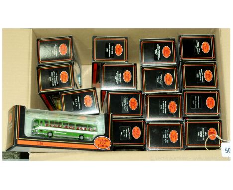 Exclusive First Editions (EFE) a boxed group to include 18203 Daimler Fleetline (Park Royal) 'London Country Blue Arrow', 225