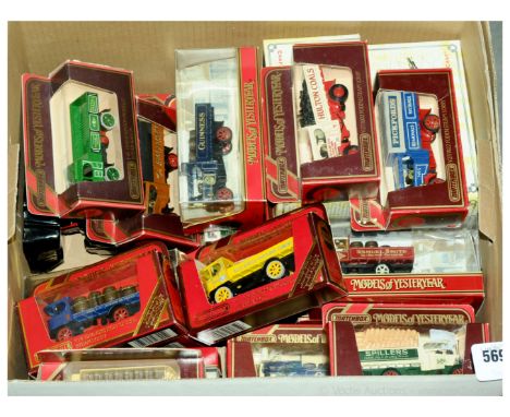 Matchbox Models of Yesteryear a group of Commercial Steam Wagon's to include; Frasers Foden with Trailer, Johnny Walker Whisk