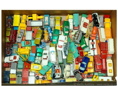 Matchbox - an unboxed group comprising of Regular Wheels and similar to include 54 S&amp;S Cadillac Ambulance, 57 Chevrolet I