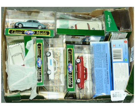 Corgi Classics Buses, Police vehicles and other cars - to include 2 x Gaydon promotional Burlington Seagull Coaches in Stratf