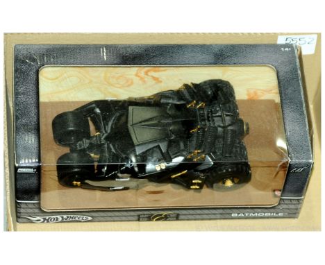 Mattel Hot Wheels a boxed TV Related 1/18th scale Batmobile (2004 produced) which is a Hot Wheels Exclusive vehicle and appea