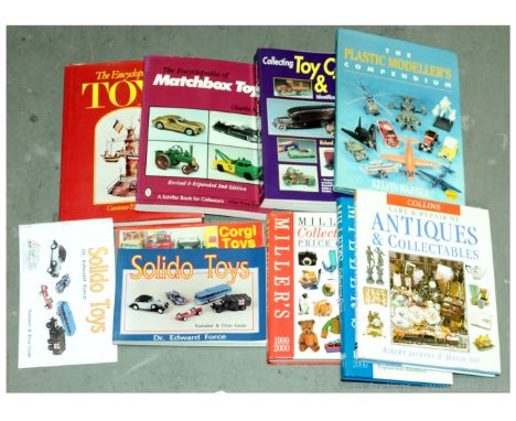 Toys and other Collectable Reference Books - to include Dr. Edward Force Solido Toys and Corgi Toys books, Collecting Toy Car