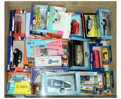 Corgi, Matchbox, Dinky Toys (Atlas Editions) &amp; Oxford Diecast a boxed group which also includes TV related to include a C