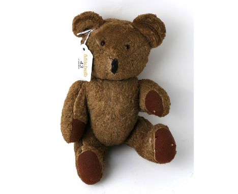 Vintage jointed Teddy Bear, 25 cm high